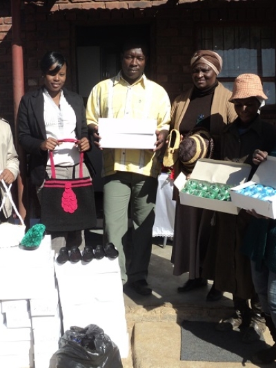 Vuyisile Mshudulu, Boitumelo Sibiya, ....................... , Cllr ............................. Florah Mahoro and Martha Mkhabela with combined material for both of them.